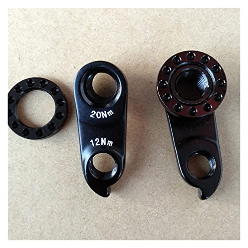 ZZHH 1set Bicycle Detailleur Hanger Ajuste para Eje M12 * P1.75 KTM Myroon Prestige 10-40 Corteza Mech Dropout Mountain Bike Mark Carbon (Color : WGH670P1)