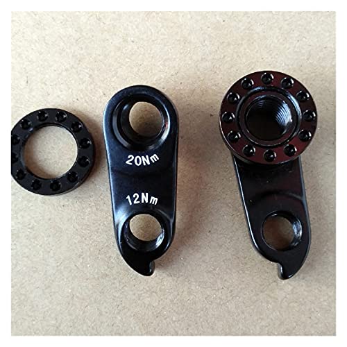 ZZHH 1set Bicycle Detailleur Hanger Ajuste para Eje M12 * P1.75 KTM Myroon Prestige 10-40 Corteza Mech Dropout Mountain Bike Mark Carbon (Color : WGH670P1)