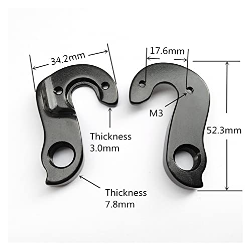 ZZHH 2pc Bicycle Desailleur Gear Hanger Fit para Pilo D437 Trek # 315464# W315464 Domane Alabama Emonda SL Madone Lexa Boone Silque Mech Abandonar (Color : WGH920P2)