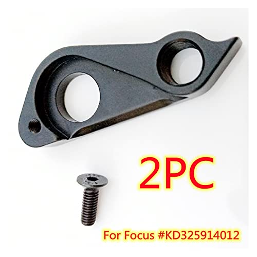 ZZHH 2pcs Bicycle Mech Dropout Fit for Focus # KD325914012 para Vice for Sam2 Carbon Black para Forest Jam2 para Negrita SL para fábrica para Raven Gear Detailleur Hanger (Color : WGH308P2)