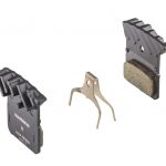 Pastillas de freno Shimano XT orgánicas.