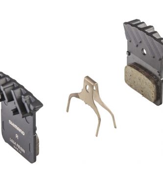 Pastillas de freno Shimano XT orgánicas.