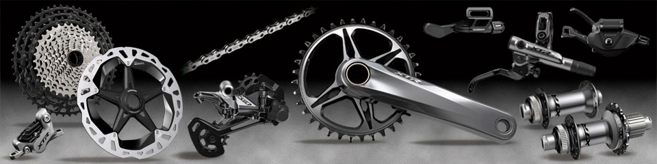 Grupo Shimano XTR M9100 con las bielas shimano xtr